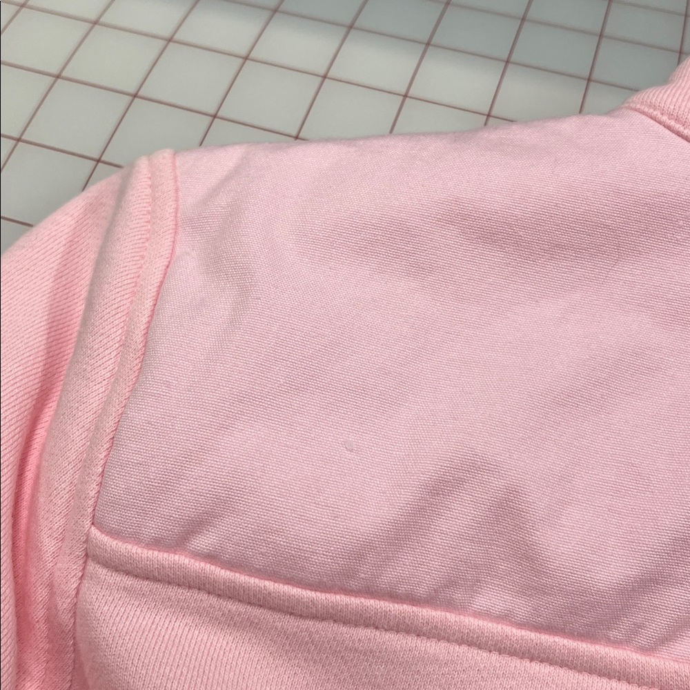 Vineyard Vines Casual Preppy Pink Quarter Zip Cotton Pop Up Collar Sweatshirt M - Picture 8 of 16